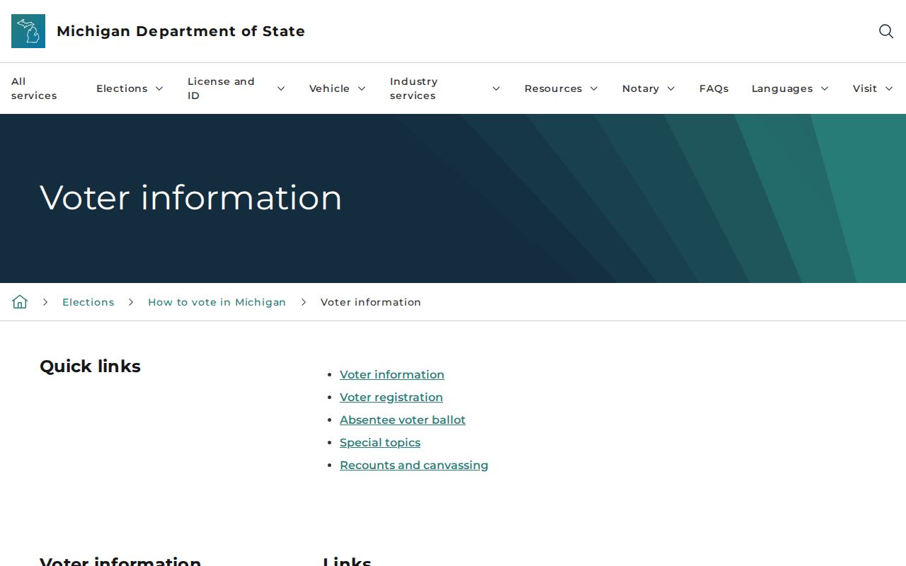 Royal Oak residents directory Michigan voter information portal